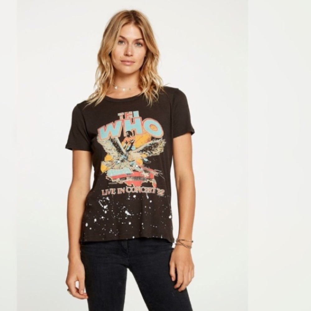 CHASER The Who soft Concert Graphic Band Tee Small - Picture 2 of 5